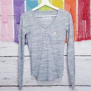 Victoria's Secret PINK Marled Grey Sleep Top